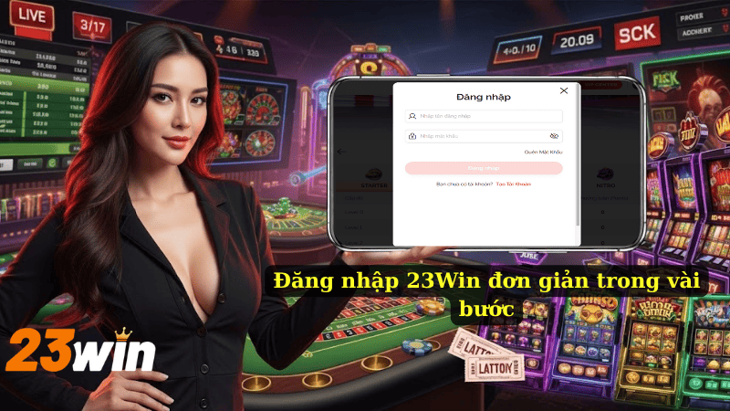 Đăng nhập 23Win đơn giản trong vài bước
