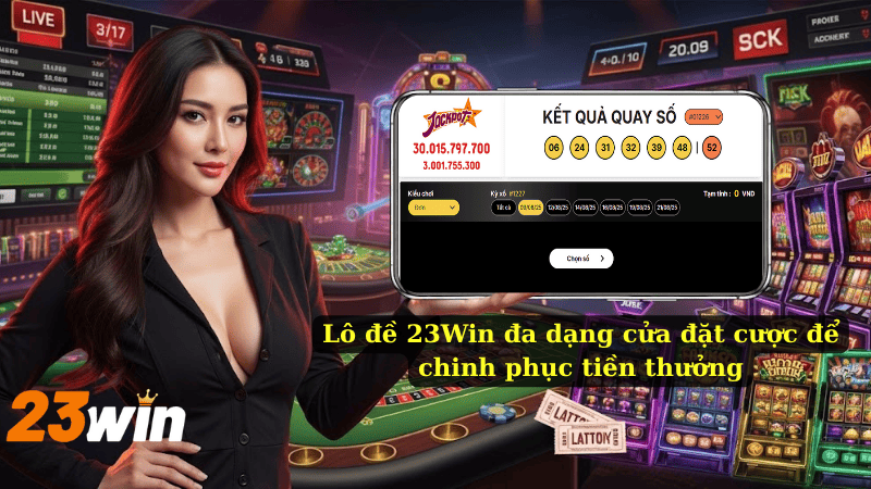Lô đề 23Win đa dạng cửa đặt cược để chinh phục tiền thưởng